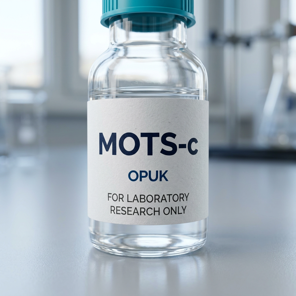 Representative MOTS-c vial label detail