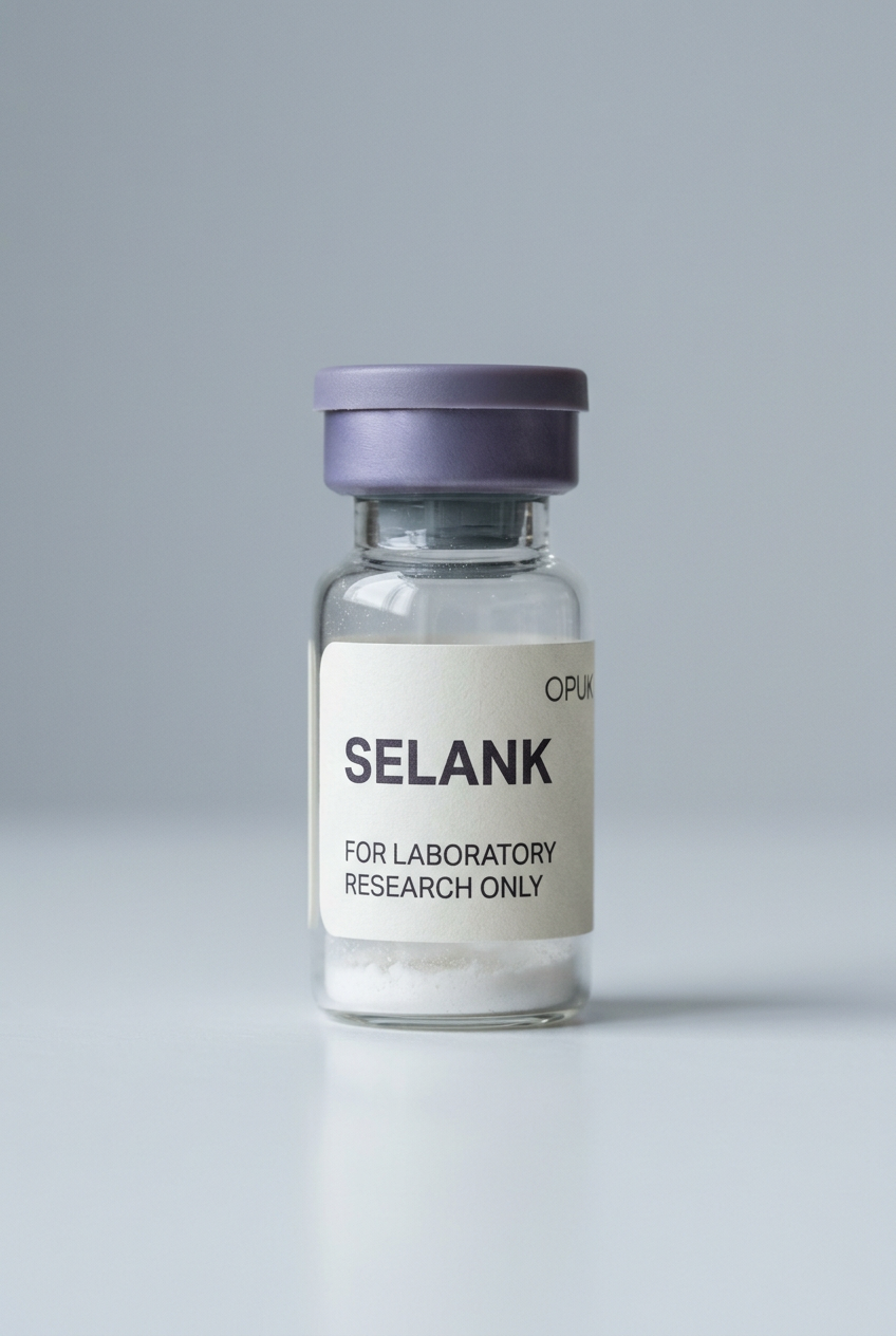Representative Selank research vial