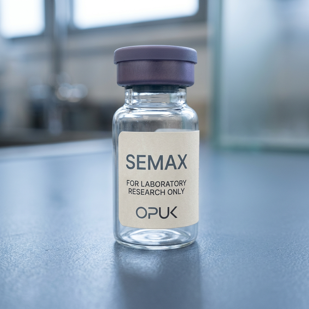 Representative Semax vial label detail