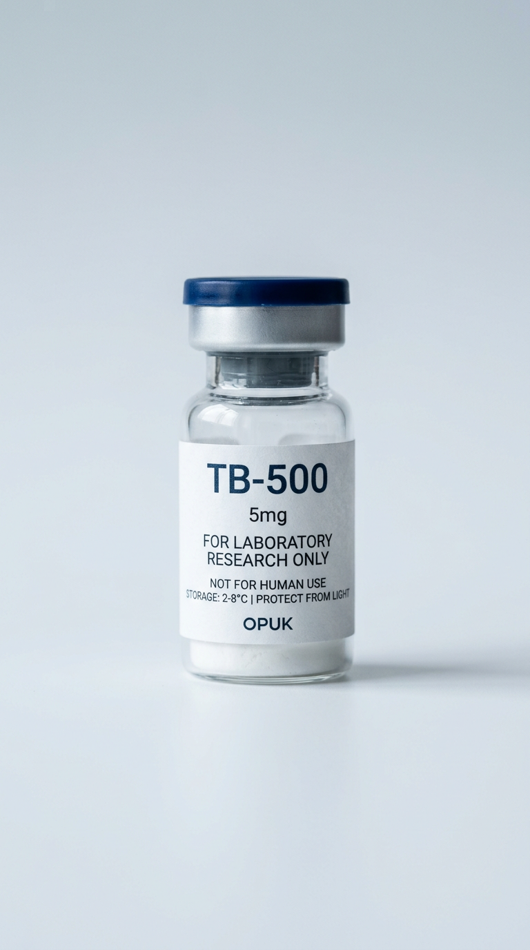 Representative TB-500 research vial